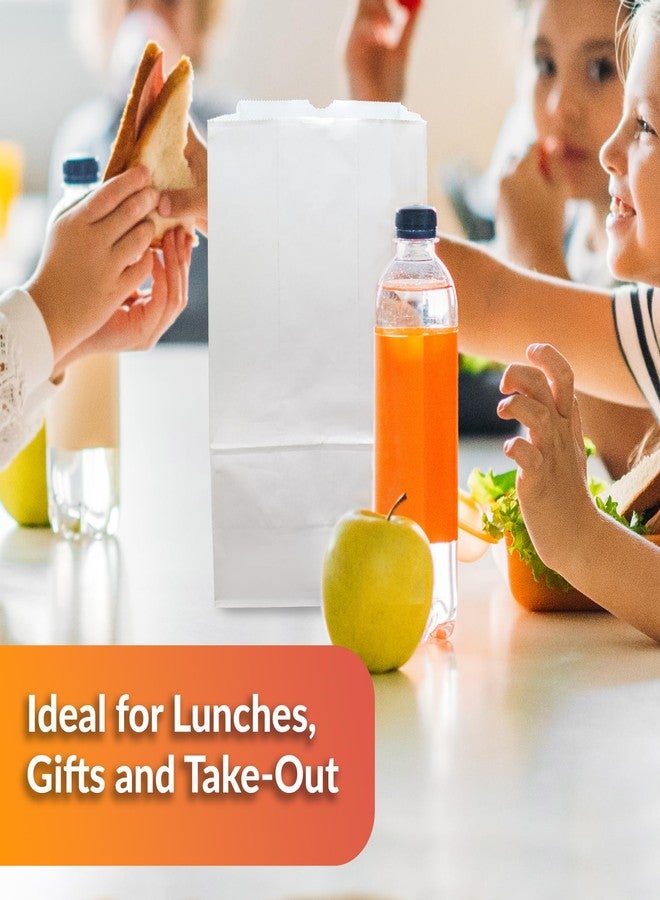 Reli. White Lunch Bags (125 Pack) | 6 lb White Paper Lunch Bags, Luncheon Sacks for Snacks and Gifts | Medium Size, Kraft Paper | Multipurpose for Lunch, Snacks, Gifts, Arts & Crafts, DIY - Image 5